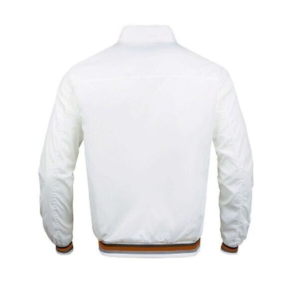 Varsity Bomber Jacket Casual Jacket Zip Up Lightweight Sportswear‎ Windbreaker - Picture 2 of 8